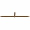 Ekena Millwork Eugene Smooth Timber Gable Bracket, Western Red Cedar, 96"W x 20"H x 1 1/2"D x 3 1/2"F, 5/12 Pitch GBW096X20X0204EUG00SWR - alternate 5